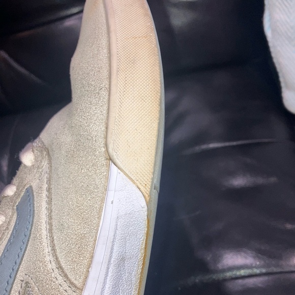 Vans men’s size 7 1/2 grey/ Beige / light blue Sneakers / runners SOME WEAR - Picture 10 of 16